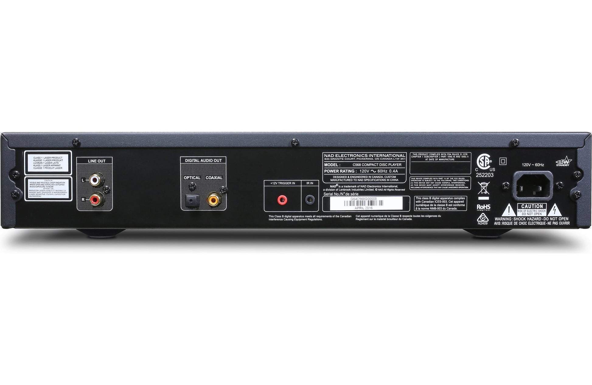NAD C 568 Single-disc CD player - Just Audio HiFi