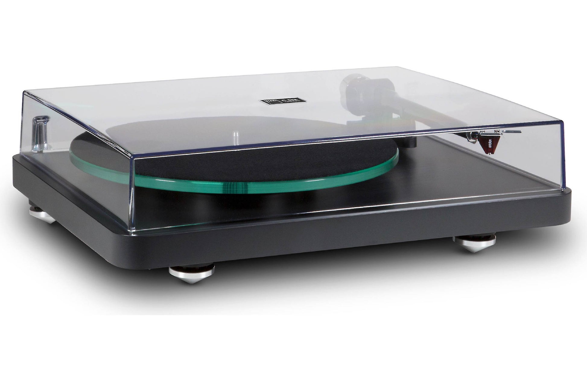 NAD C 588 Manual belt-drive turntable with factory-installed moving magnet phono cartridge - Just Audio HiFi