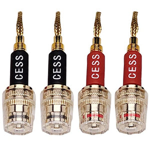 Braided 5-way Banana Speaker Connector - Just Audio HiFi