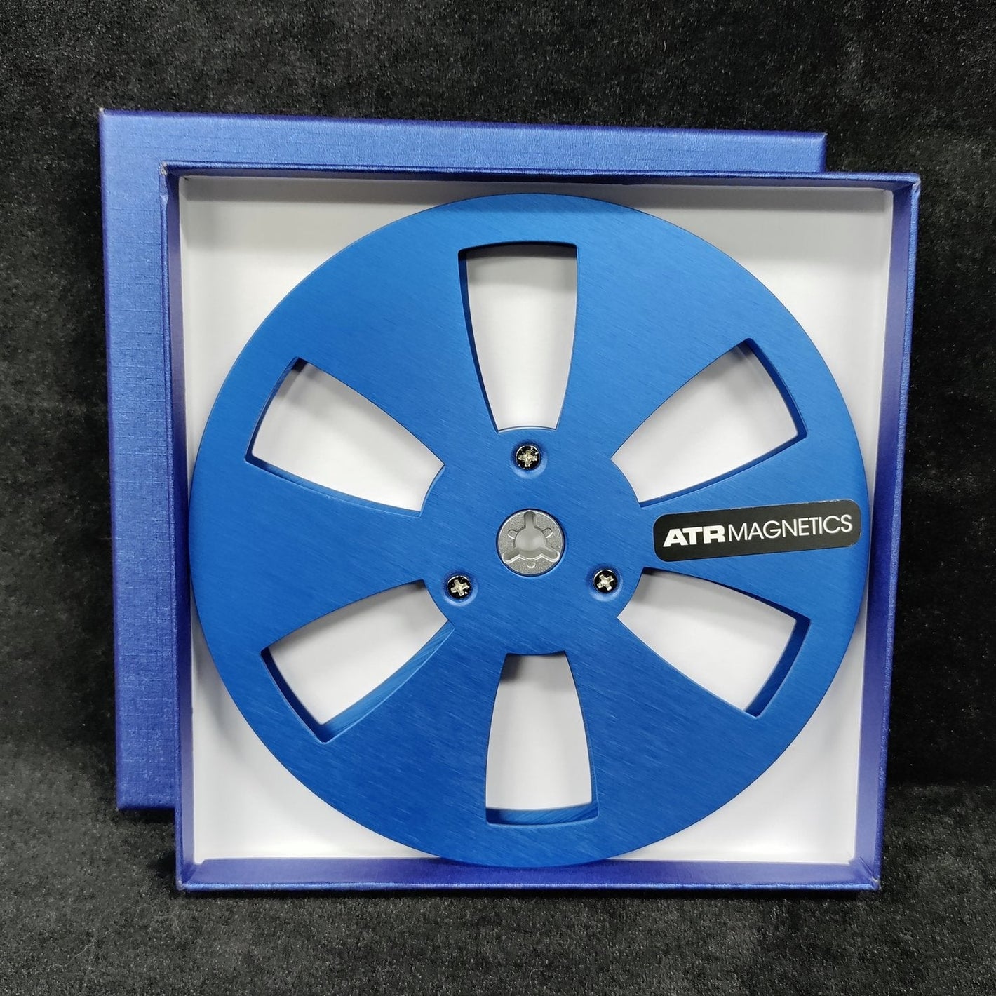 ATR Master Tape 1/4" Empty 7" NAB Metal Reel Cardboard Box