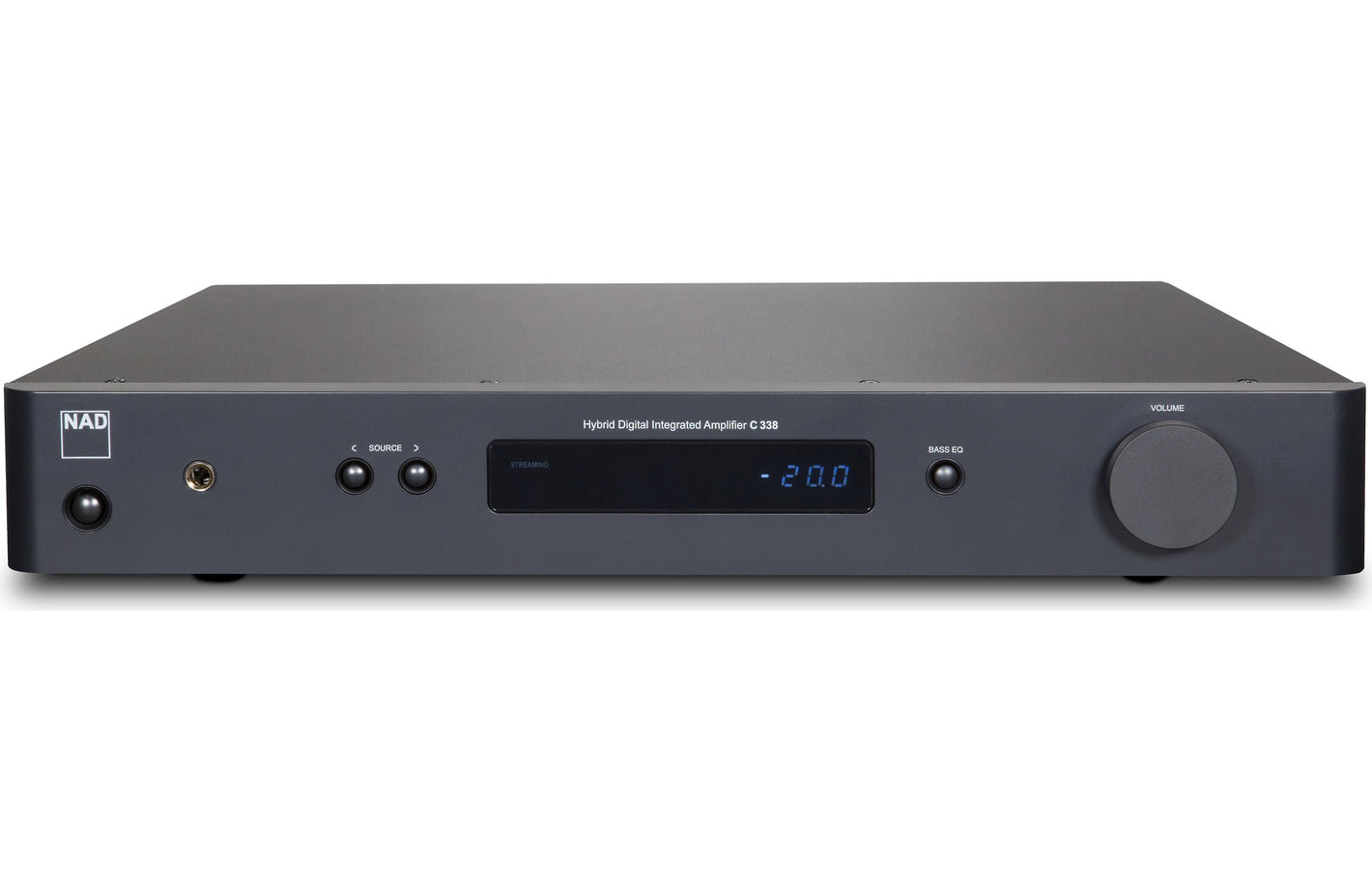 NAD C 338 Stereo integrated amplifier with built-in DAC, Wi-Fi®, and Bluetooth®