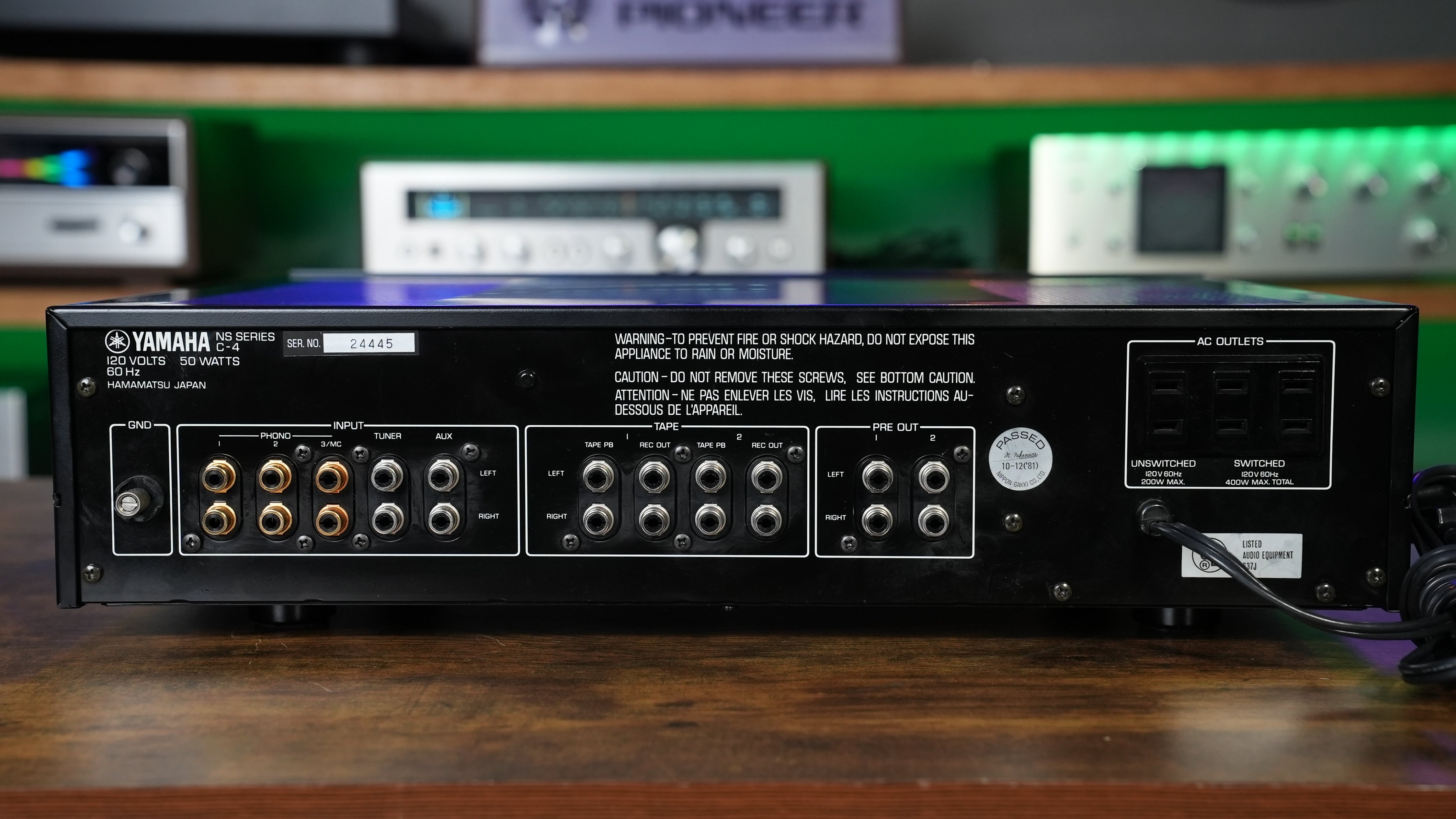 YAMAHA C-4 ステレオコントロールアンプ YAMAHA C-4 ステレオコントロールアンプ YAMAHA C-4コントロール