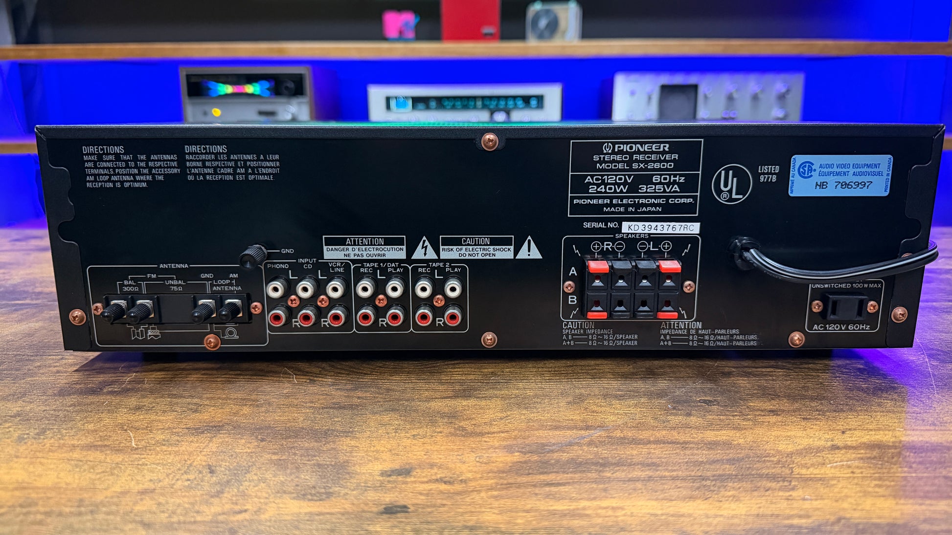 Pioneer SX-2600 - Just Audio HiFi