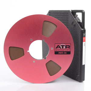 ATR MDS-36 Tape 1/4″ x 3600′ 10.5″ NAB Metal Reel *Black Case*