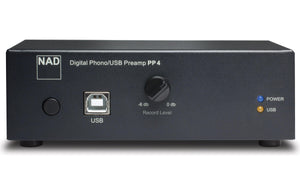 NAD PP4 Phono preamplifier for moving magnet and moving coil cartridges with USB output - Just Audio HiFi