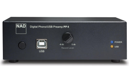 NAD PP4 Phono preamplifier for moving magnet and moving coil cartridges with USB output