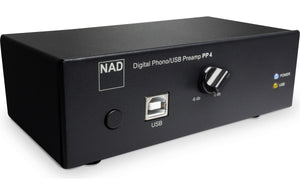 NAD PP4 Phono preamplifier for moving magnet and moving coil cartridges with USB output - Just Audio HiFi