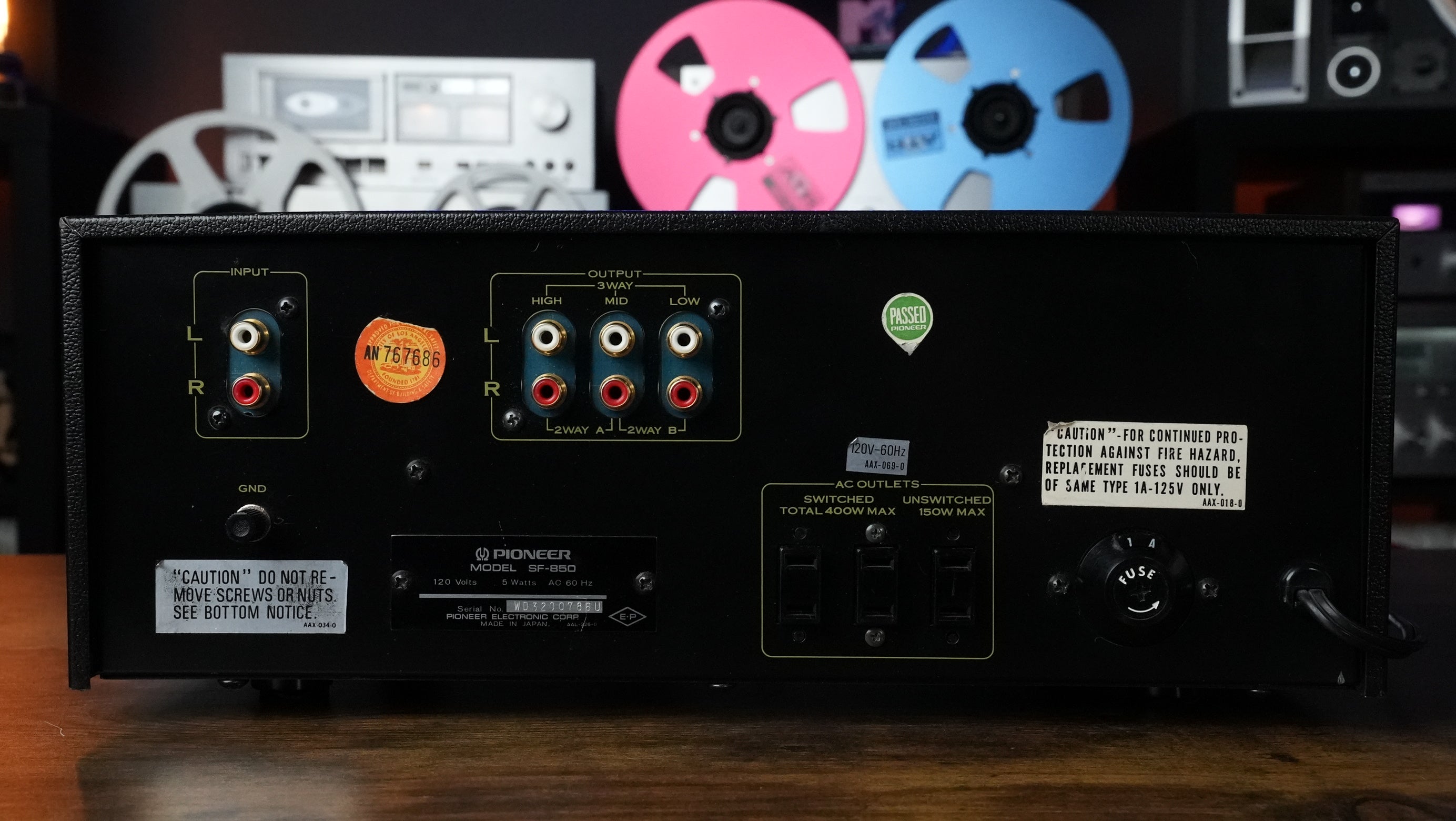PIONEER パイオニア SF-850 Pioneer SF-850 Channel Divider Electronic Crossover Network