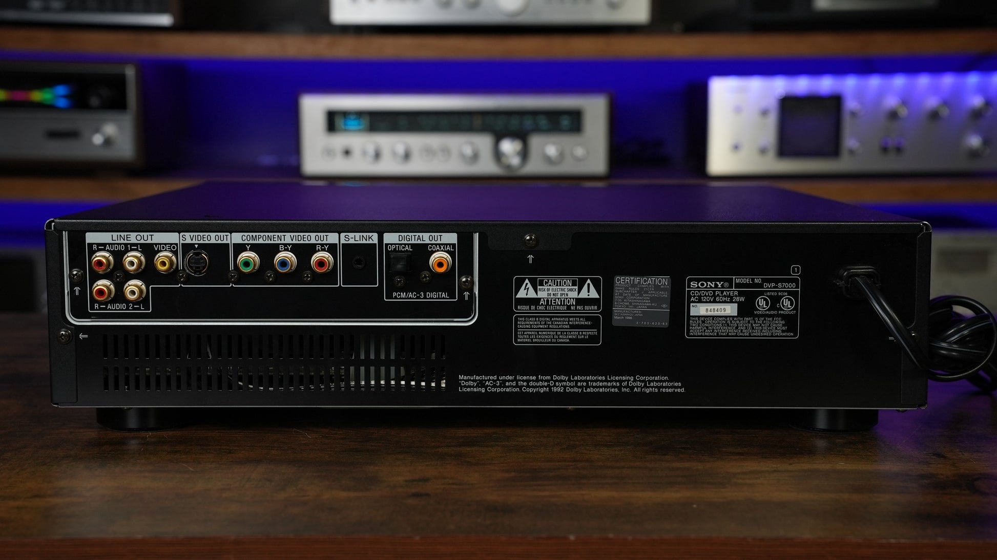 Sony DVP-S7000 - Just Audio HiFi