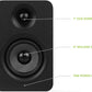 Kanto YU Passive 4" Bookshelf Speakers