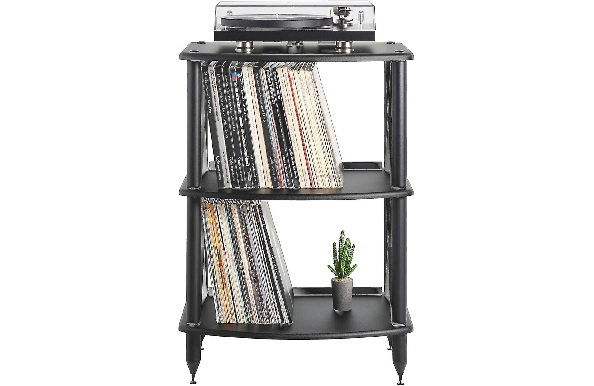 Pangea Audio Vulcan Turntable Stand and LP Storage Rack