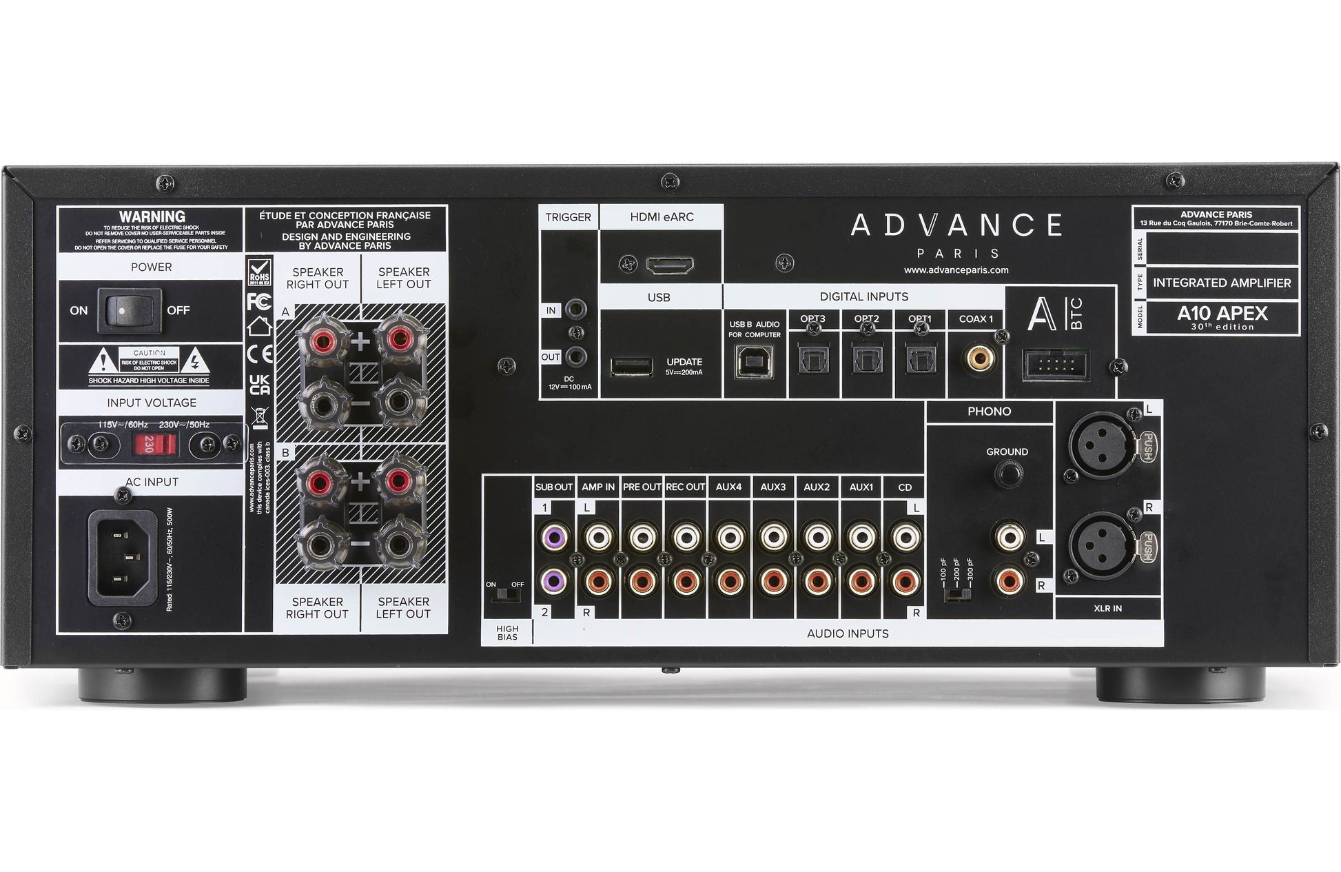 Advance Paris A10 Apex - Just Audio HiFi