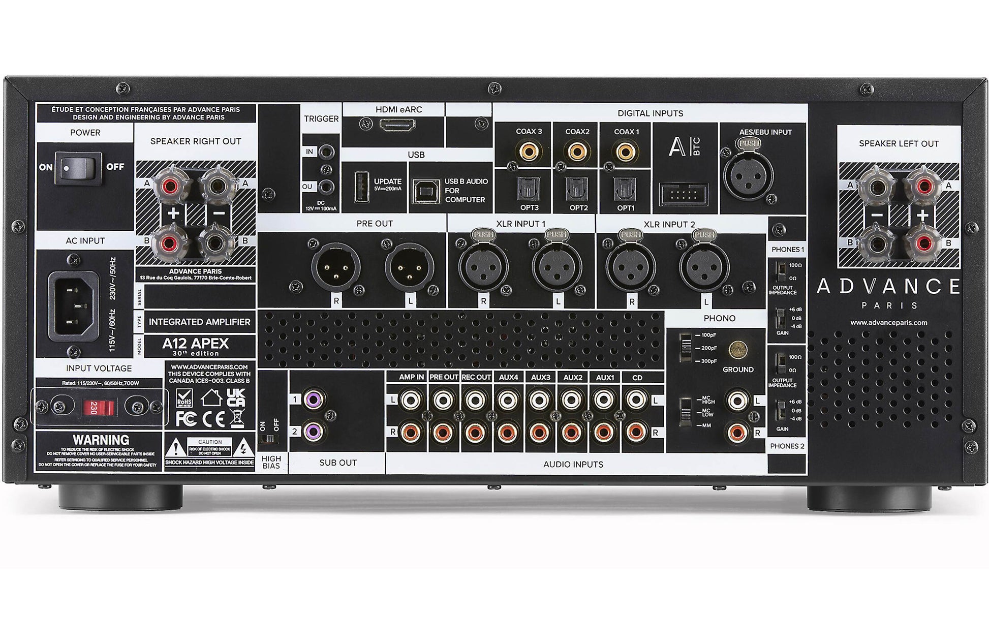 Advance Paris A12 APEX - Just Audio HiFi